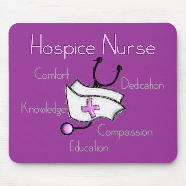 Hospice Nurse Gifts Mouse Mat (Front)