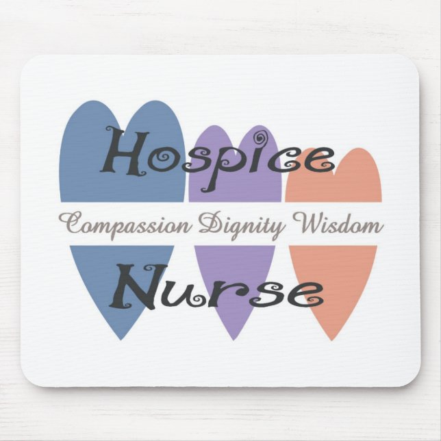 Hospice Nurse Gifts Mouse Mat (Front)