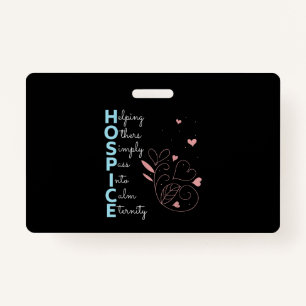 Hospice Nurse ID Badge