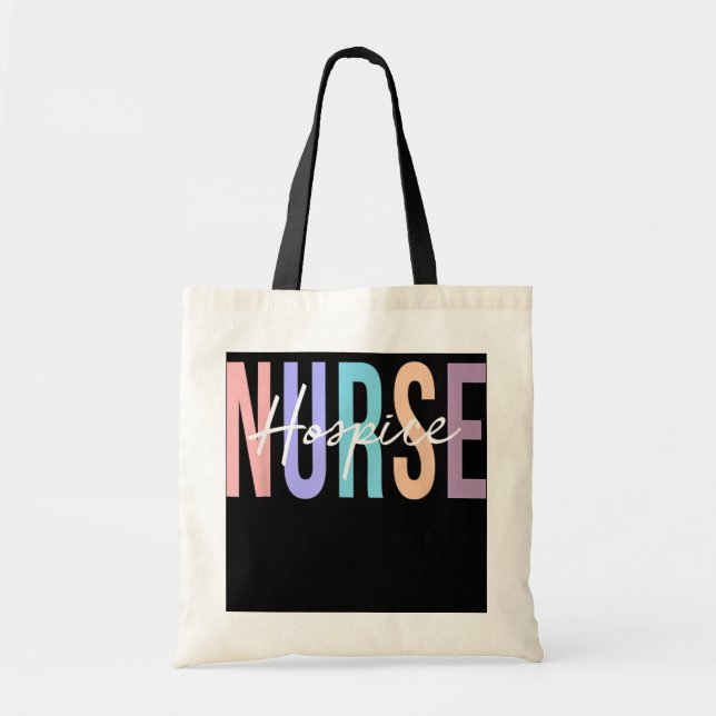 Hospice Nurse Registered Nurse RN Emergency Room Tote Bag (Front)