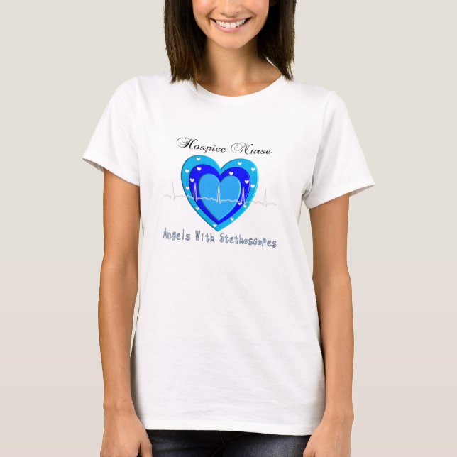 Hospice Nurse T-Shirt For Women (Front)