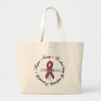 Hospice Nursing Large Tote Bag