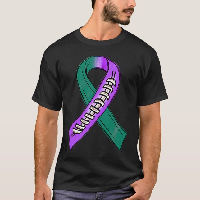 Hospice Palliative Care Awareness Month Football T-Shirt (Front)