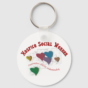 Hospice Social Worker Gifts Key Ring