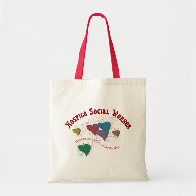 Hospice Social Worker Gifts Tote Bag (Front)