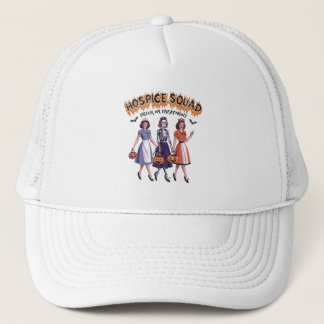 Hospice Squad Halloween For Nurse Trucker Hat