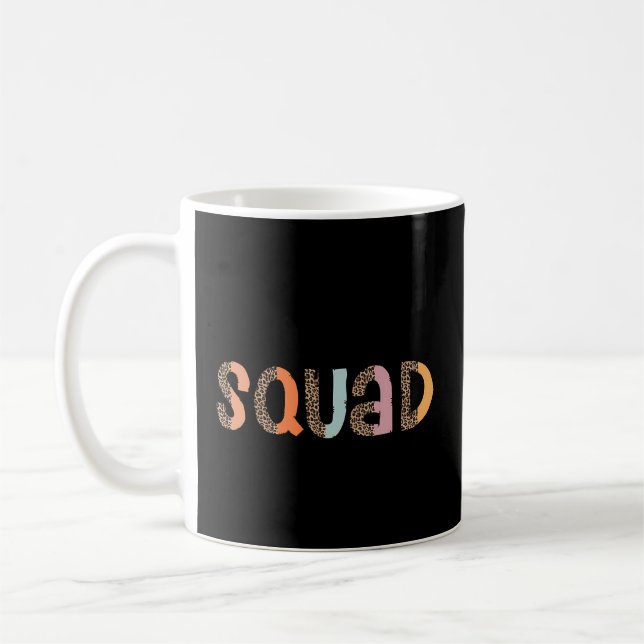 Hospice Squad Nurse Aide Nursing Leopard Hospice C Coffee Mug (Left)