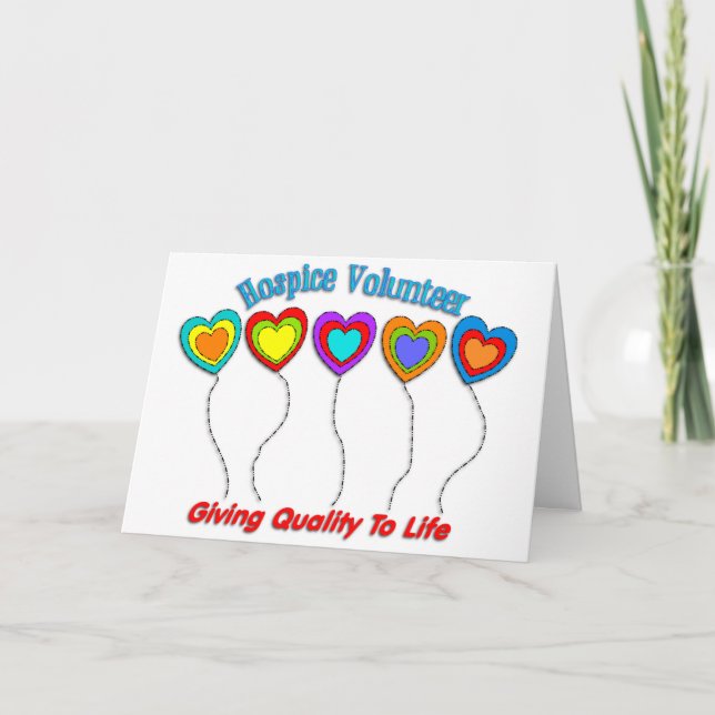 Hospice Volunteer   Card (Front)