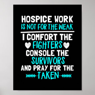 Hospice Work Cute Hospice Doctor Nurse Gift  Poster