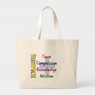 Hospice Worker Gifts Large Tote Bag