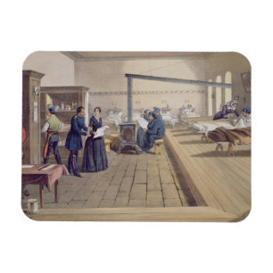 Hospital at Scutari, detail of Florence Nightingal Magnet