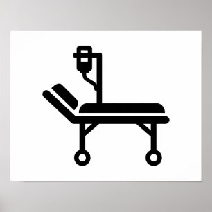 Hospital bed poster