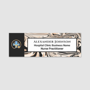 Hospital Business Employee Name Logo Custom Name Tag