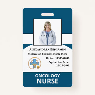 Hospital Business Employee Photo Logo ID Card ID Badge