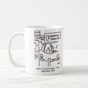 Hospital Car Parking Theme Coffee Mug