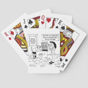 Hospital Cartoon 7117 Playing Cards
