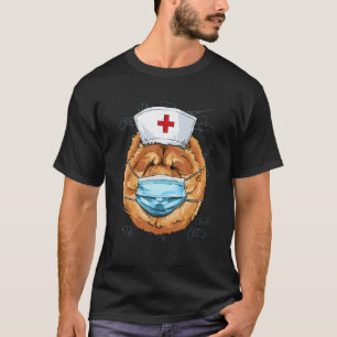 Hospital Chow Chow ER Nurse RN LPN Nurse Life Pet T-Shirt