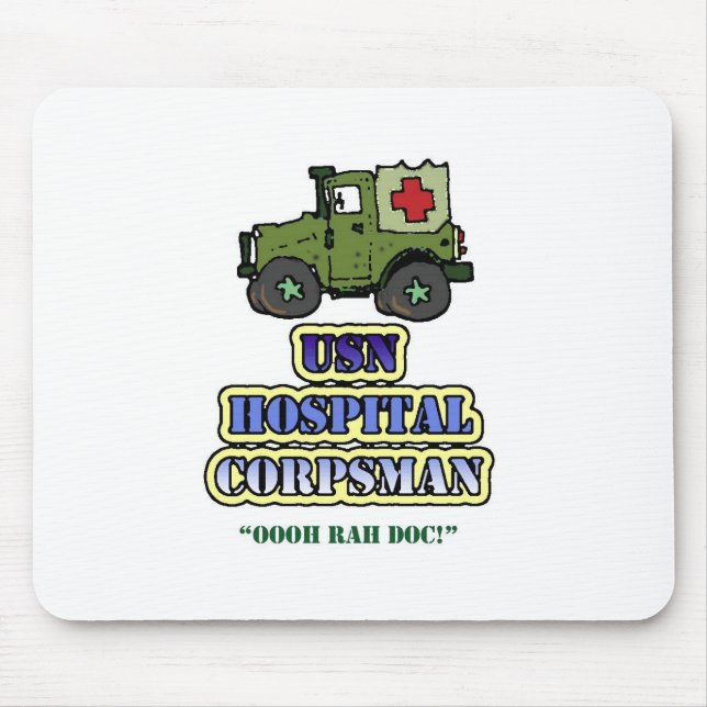 Hospital Corpsman Mousepad (Front)