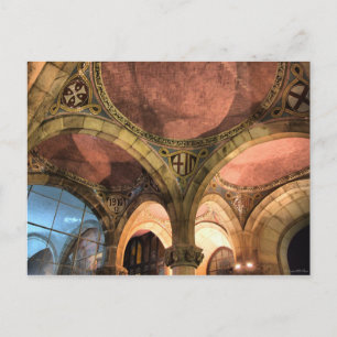 Hospital de la Santa Creu i Sant Pau - Barcelona Postcard