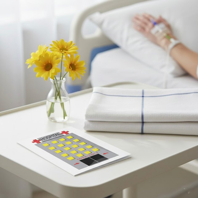 Hospital Emergency Medical Building Invitation (Creator Uploaded)