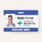 Hospital Employee Photo Name Logo Blue Black White