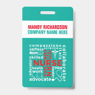 Hospital Health Care Name Personalize Company ID Badge
