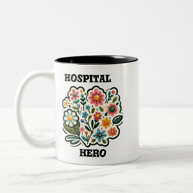 hospital hero Mum's mug (Left)