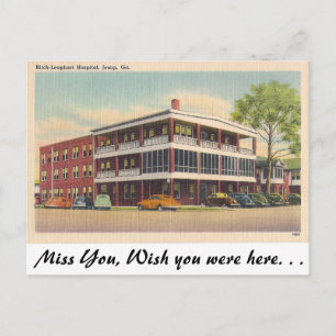 Hospital, Jesup, Georgia Postcard