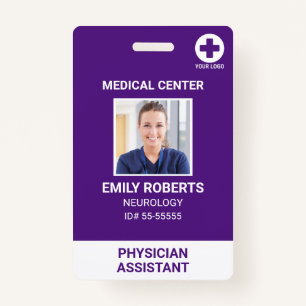 Hospital Medical Employee Certified Nurse Photo ID ID Badge