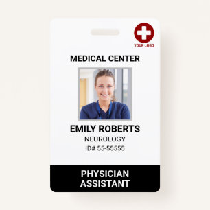 Hospital Medical Employee - Doctor Nurse Photo ID  ID Badge