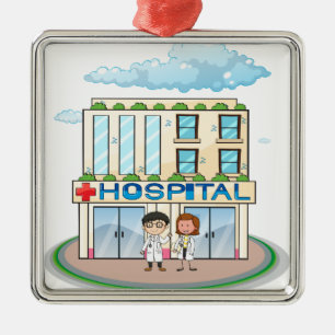 Hospital Metal Tree Decoration