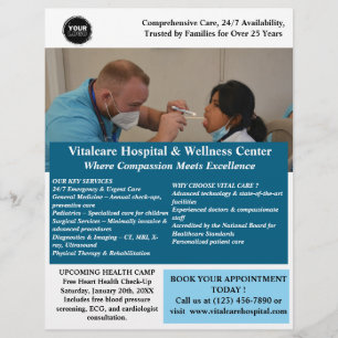 Hospital or Clinic Marketing Flyer