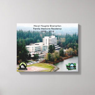 Hospital Picture 14" x 11" (canvas) Canvas Print