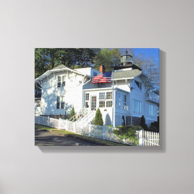 Hospital Point Lighthouse, MA Wrapped Canvas (Front)