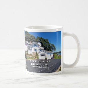 Hospital Point Lighthouse, Massachusetts Coffee Mug