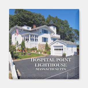 Hospital Point Lighthouse, Massachusetts Magnet