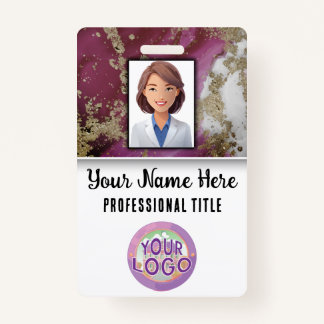 Hospital Staff Name Title Logo Nurse Doctors ID Badge
