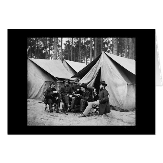 Hospital Stewards at Petersburg, VA 1864 Card