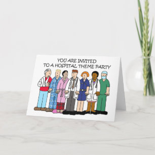 Hospital Theme Party Invitation