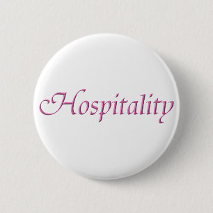 Hospitality 6 Cm Round Badge