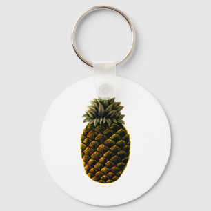 Hospitality Pineapple 4 yellow jGibney The MUSEUM Key Ring