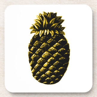 Hospitality Pineapple 4 yellow The MUSEUM Zazzle G Coaster