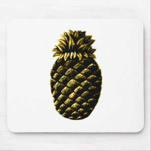Hospitality Pineapple Yellow The MUSEUM Zazzle Gif Mouse Mat