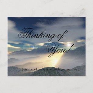 Hospitality: Thinking Of You! Postcard