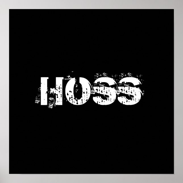 Hoss Poster (Front)