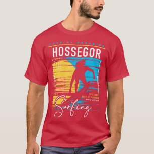 Hossegor Surfing Retro Surf Graphic Vintage Surfer T-Shirt
