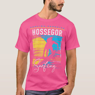 Hossegor Surfing Retro Surf Graphic Vintage Surfer T-Shirt