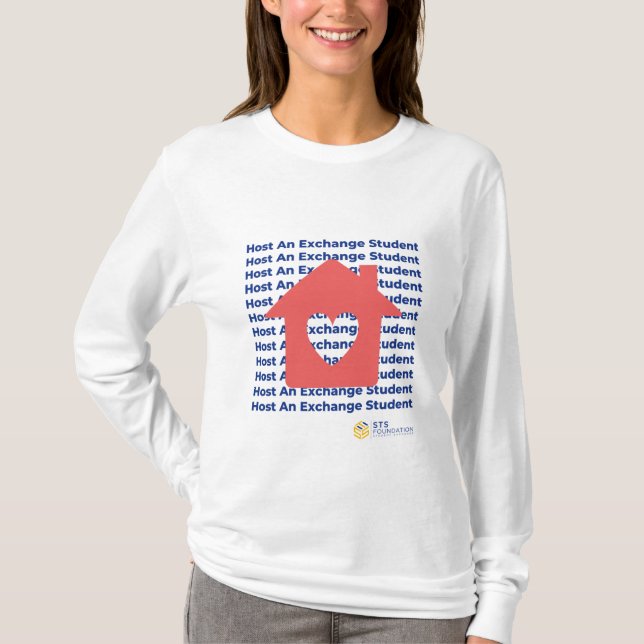 Host An Exchange Student - Women Long Sleeve  T-Shirt (Front)