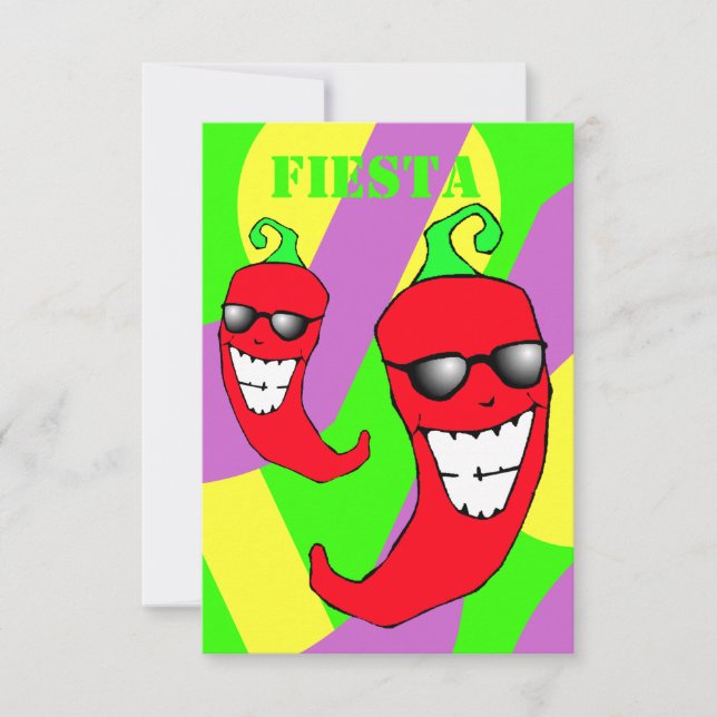 Host Mexican Fiesta Themed Parties Invitations (Front)