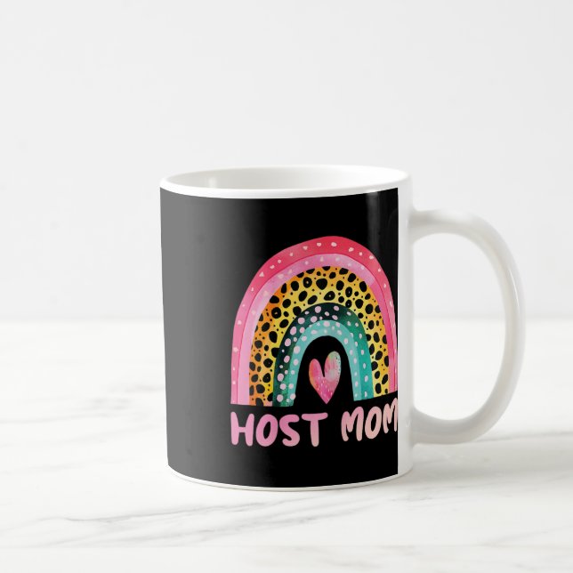 Host Mum Rainbow Mother's Day Love Cute Funny  Coffee Mug (Right)